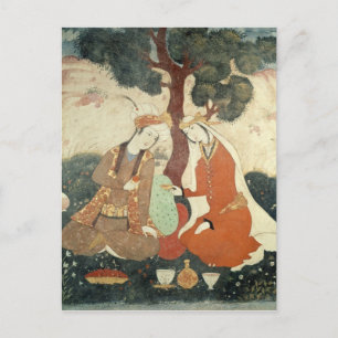 Carte Postale Scène galante de l'ère de Shah Abbas I