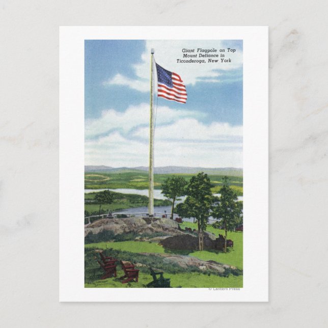 Carte Postale Scène géante du volcan Defiance (Devant)