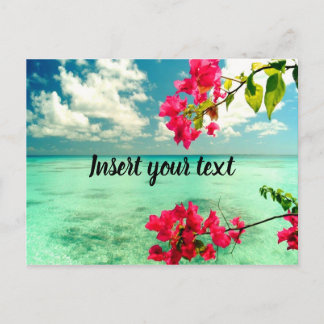 Carte Postale Scène tropicale personnalisable