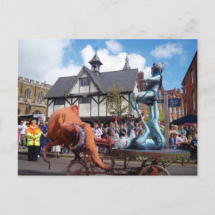 Carte Postale Scènes anglaises, Carnaval de Market Harborough