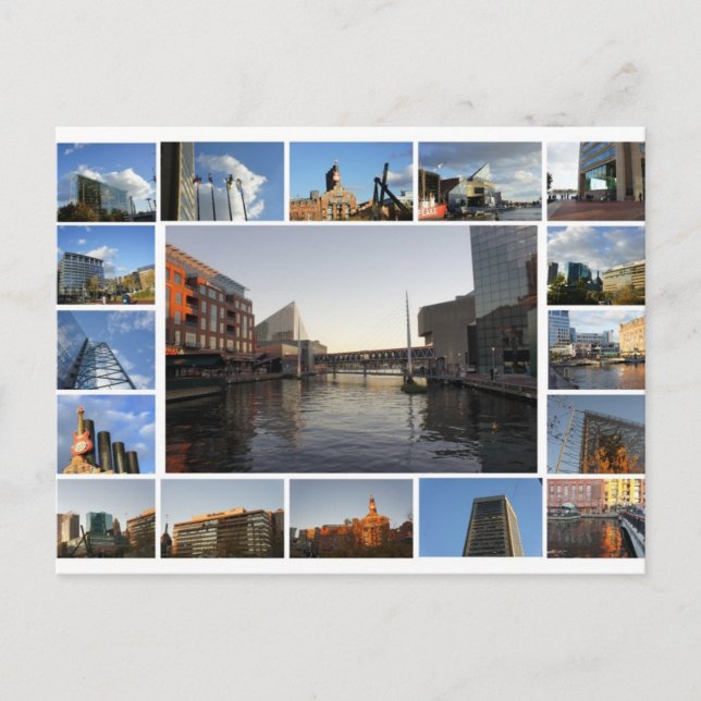 Carte Postale Scènes de Baltimore (Devant)