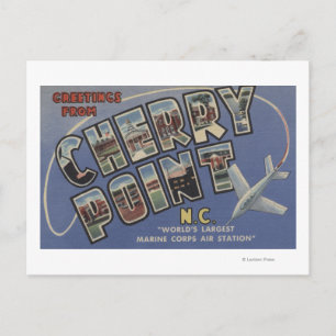 Carte Postale Scènes de grandes lettres - Cerry Point, NC