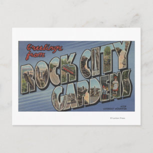 Carte Postale Scènes de grandes lettres - Rock City Gardens, TN