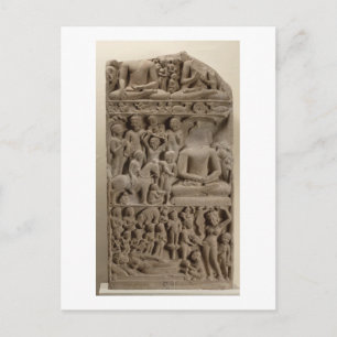 Carte Postale Scènes de la vie de Bouddha, Sarnath, Uttar Prades