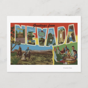 Carte Postale Scènes de lettres géantes du NevadaNevada 2