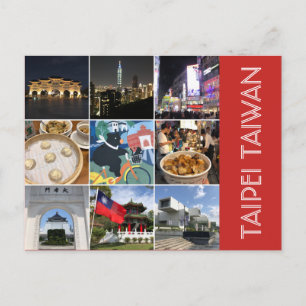 Carte Postale scènes de taipei