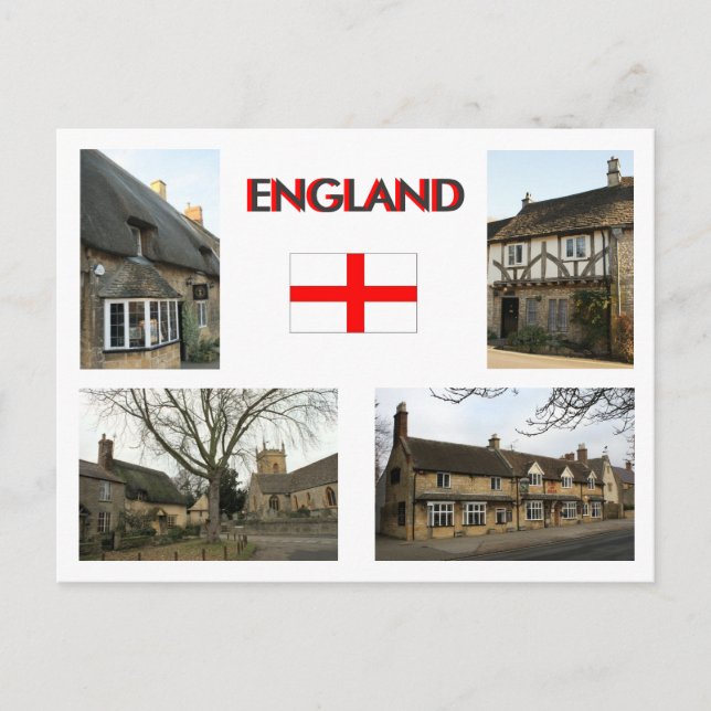 Carte Postale Scènes de village (Devant)