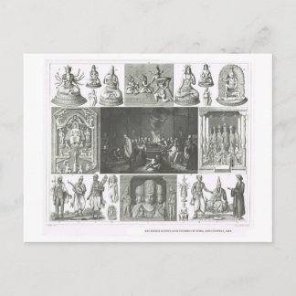Carte Postale Scènes religieuses Inde et Asie centrale
