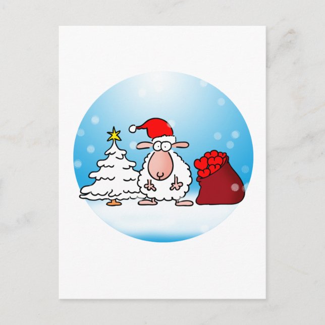Carte Postale Schafsweihnacht (Devant)