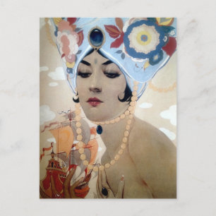 Carte Postale Scheherazade par Alberto Vargas (1921)