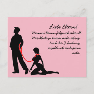 Carte Postale Scheidung Vorhersage An der Leine
