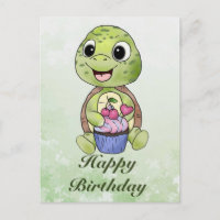 Schildkröte mit Muffin