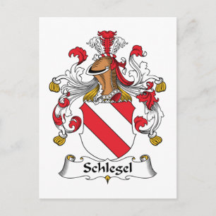 Carte Postale Schlegel Family Crest