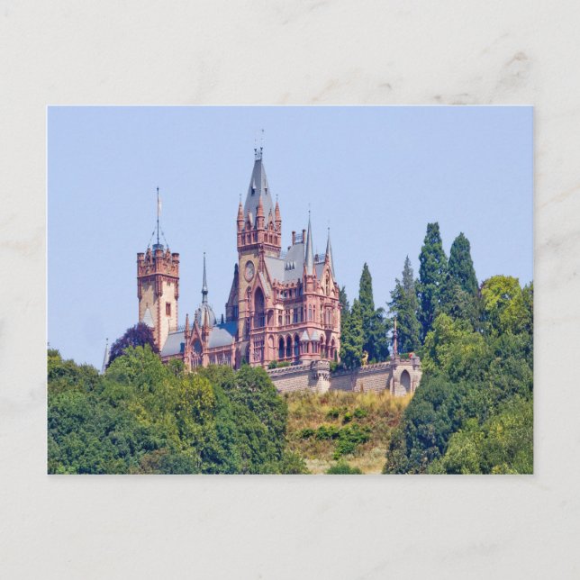 Carte Postale Schloss Drachenburg Bonn Histoire racontant l'anci (Devant)