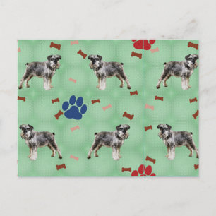 Carte Postale Schnauzer Art