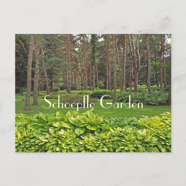 CARTE POSTALE SCHOEPFLE GARDEN (OHIO) POSTCARD (Devant)