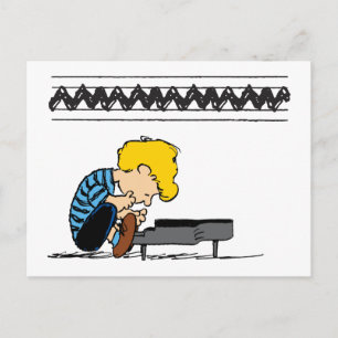 Carte Postale Schroeder Charlie Musique Brown