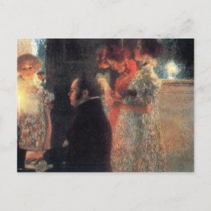 Carte Postale Schubert au piano de Gustav Klimt