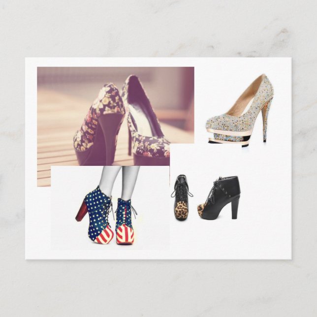Carte Postale schuh Postkarte (Devant)