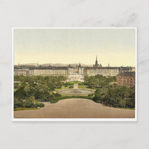Carte Postale Schwarzenberg Place, Vienne, Austro-Hongrie rare P