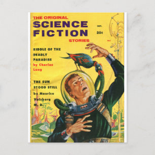 Carte Postale science-fiction originale