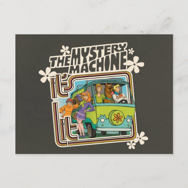 Carte Postale Scooby-Doo | "C'est Lit" Mystery Machine Graphic (Devant)