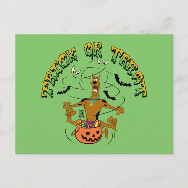 Carte Postale Scooby-Doo | Farce ou Friandise (Devant)