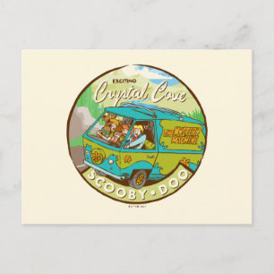 Carte Postale Scooby-Doo   Gang conduisant à travers "Crystal Co
