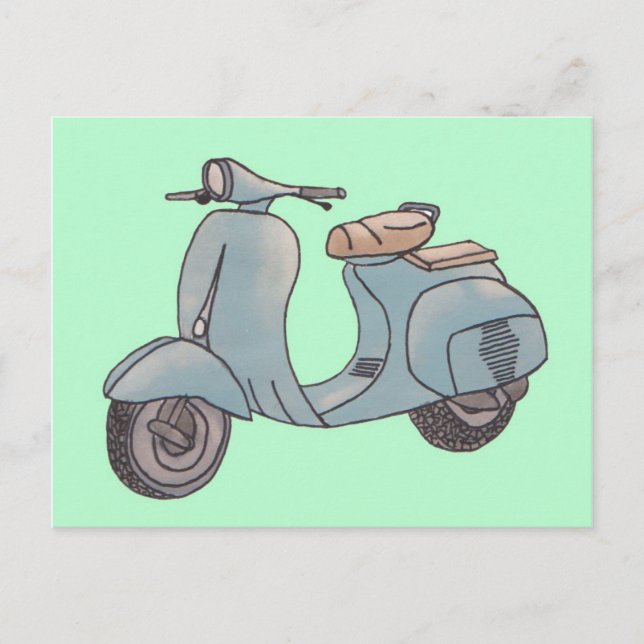 Carte postale Scooter (Devant)