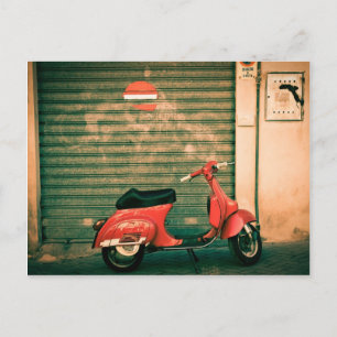 Carte Postale Scooter en Italie