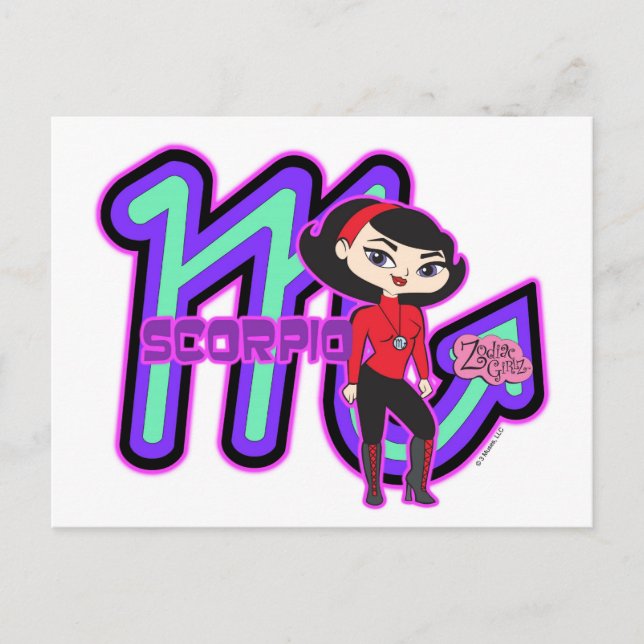 Carte postale Scorpio (Devant)