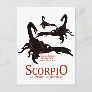 Carte Postale Scorpio