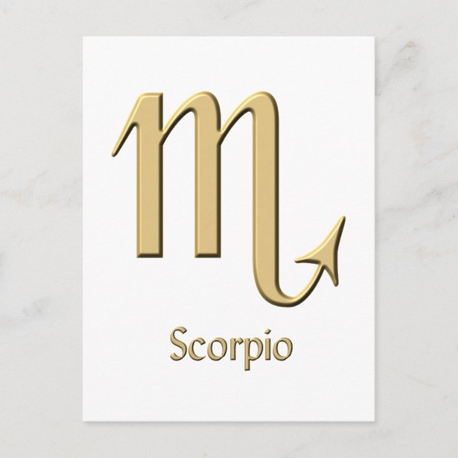Carte Postale Scorpio (Devant)