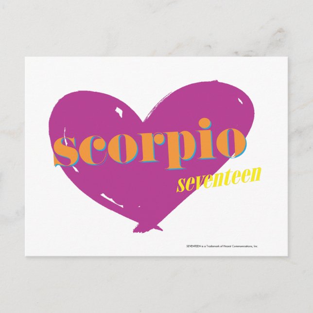 Carte Postale Scorpio 2 (Devant)
