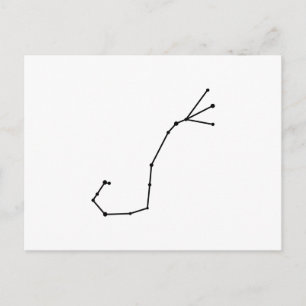 Carte postale Scorpius Zodiac