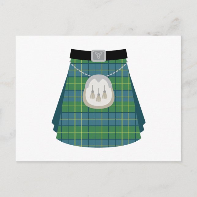 Carte Postale Scottish Kilt (Devant)