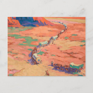 Carte Postale Scouter les intrus par Maynard Dixon