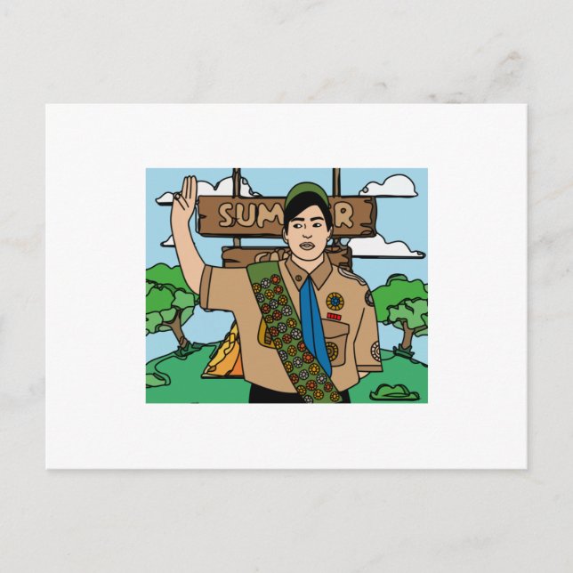 Carte Postale Scouts Survie Nature Nature (Devant)