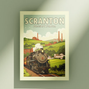Carte Postale Scranton Pennsylvanie vintage