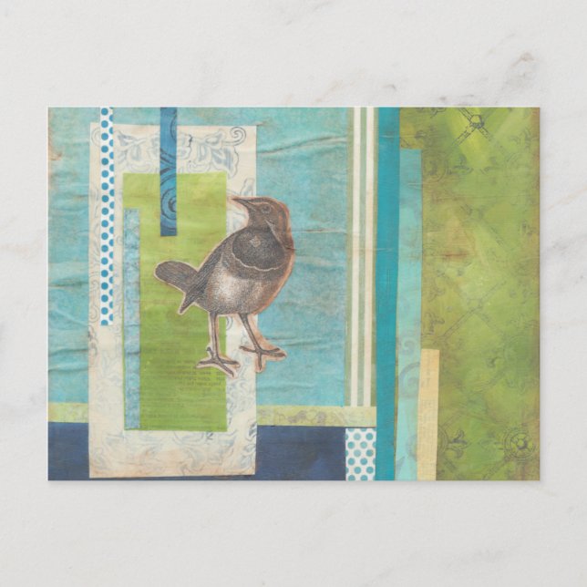 Carte Postale Scrapbook Avian I (Devant)