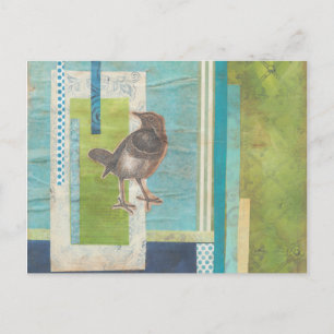 Carte Postale Scrapbook Avian I
