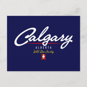 Carte Postale Script Calgary