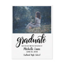 Script Moderne Graduate Enregistrer la photo Date