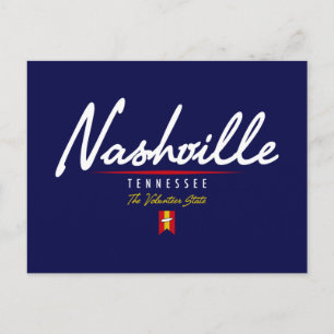 Carte Postale Script Nashville