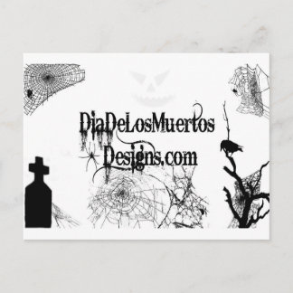 Carte Postale Script Post Card DiaDeLosMuertosDesigns