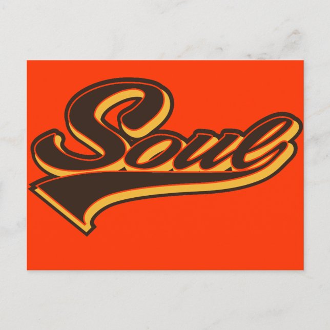 Carte Postale Script Soul (Devant)
