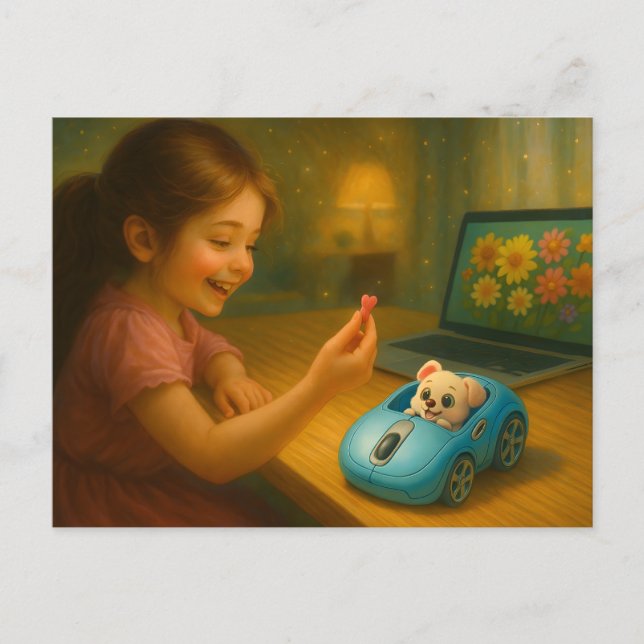 Carte Postale Scrolling Fairytale. (Devant)