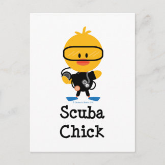 Carte postale Scuba Chick
