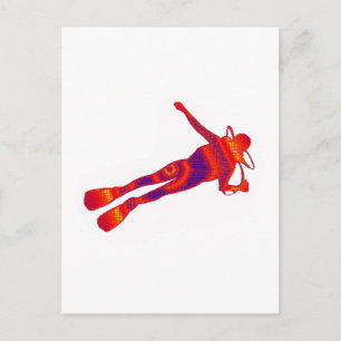 CARTE POSTALE SCUBA LA FRONTIÈRE