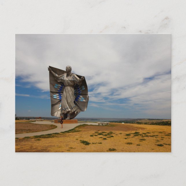 Carte Postale Sculpture de la dignité, Chamberlain, Dakota du Su (Devant)